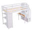 Lit mezzanine simple avec tiroirs de rangement