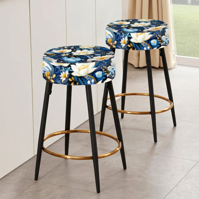 Ensemble de 2 tabourets de bar Blue Oasis