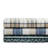 Nautica Fairisle Texture Green Plush Reversible Throw Blanket