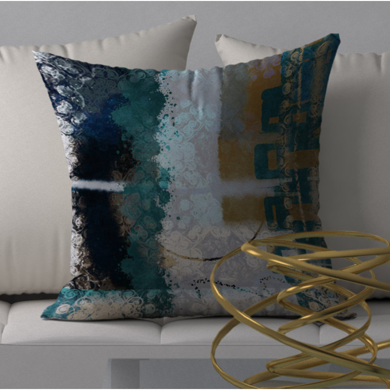 Housse de coussin carrée sans tache desire, 24 po x 24 po