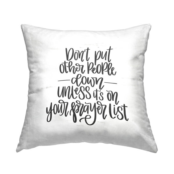 Bless international No Decorative Addition Polyester Throw Pillow