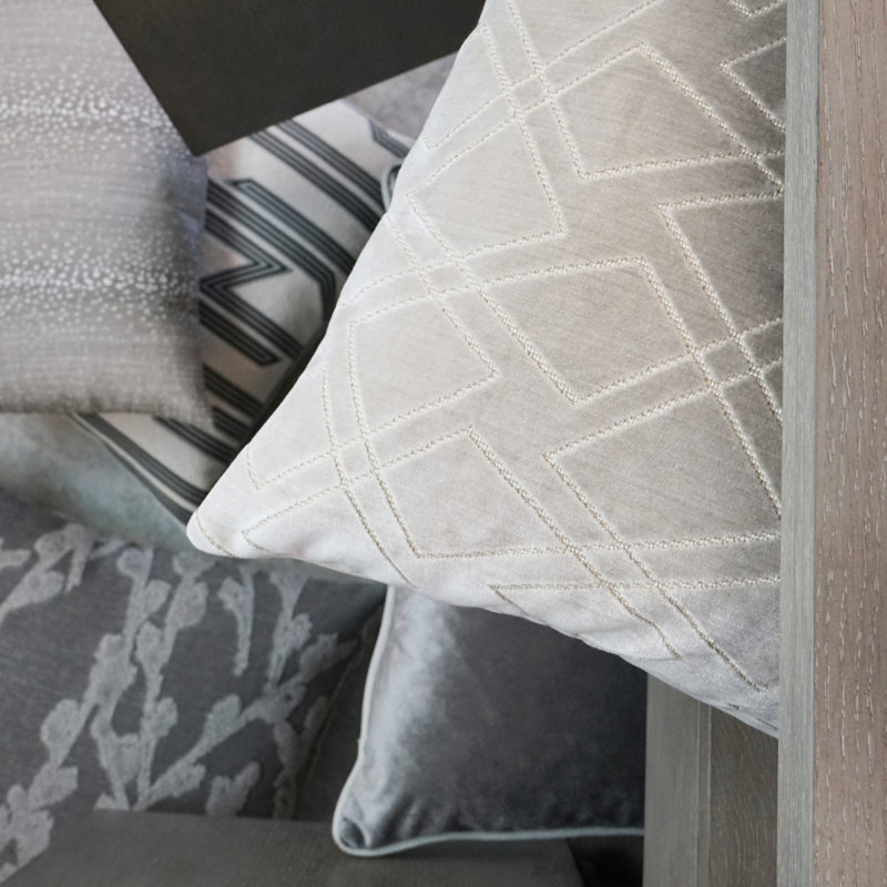Antelope Pillow Cover & Insert, Flint, Square 20"