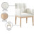 Adrian Vegan Leather Dining Arm Chair-58339050-58339052