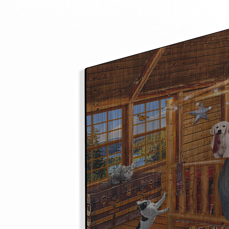 «Cabin Mischief» par Chris Dobrowolski, H 24 po x l 36 po