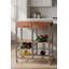 Gjender 71cm W Steel Kitchen Island and with Locking Wheels