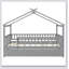 Wooden House Bed With Trundle-114668461