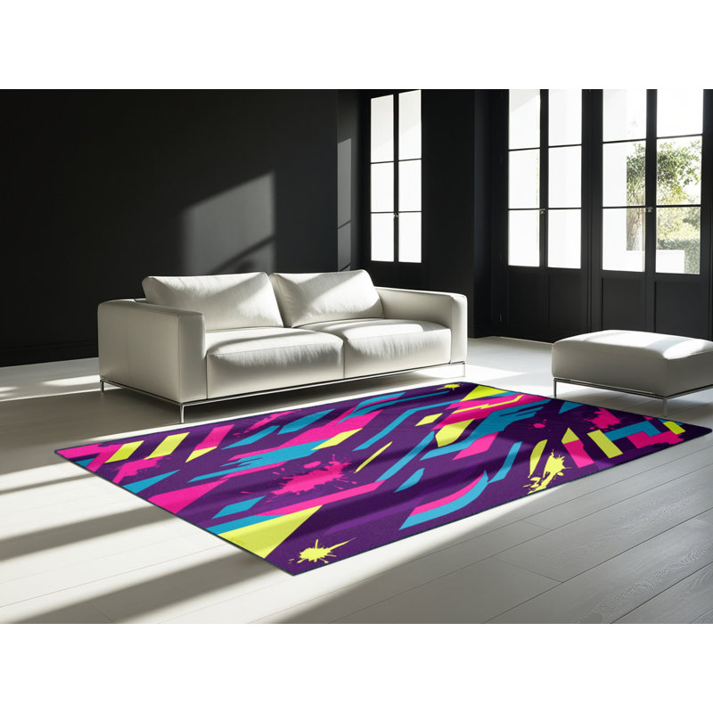 Plasma Pulse Rug, Rectangle 4' x 6'