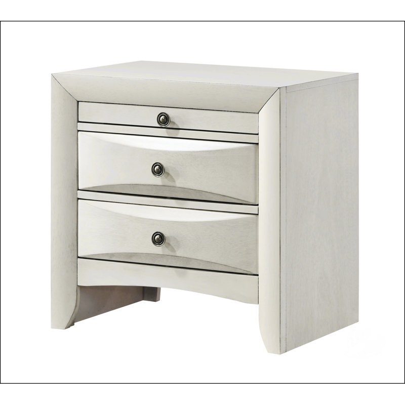 Table de chevet contemporaine neutre