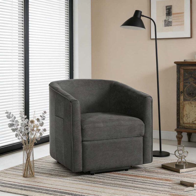Fauteuil inclinable électrique Power Lift, Gris foncé