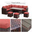 7 - Person Patio Dining Set with Rectangular Table , Cushions Included-12401716