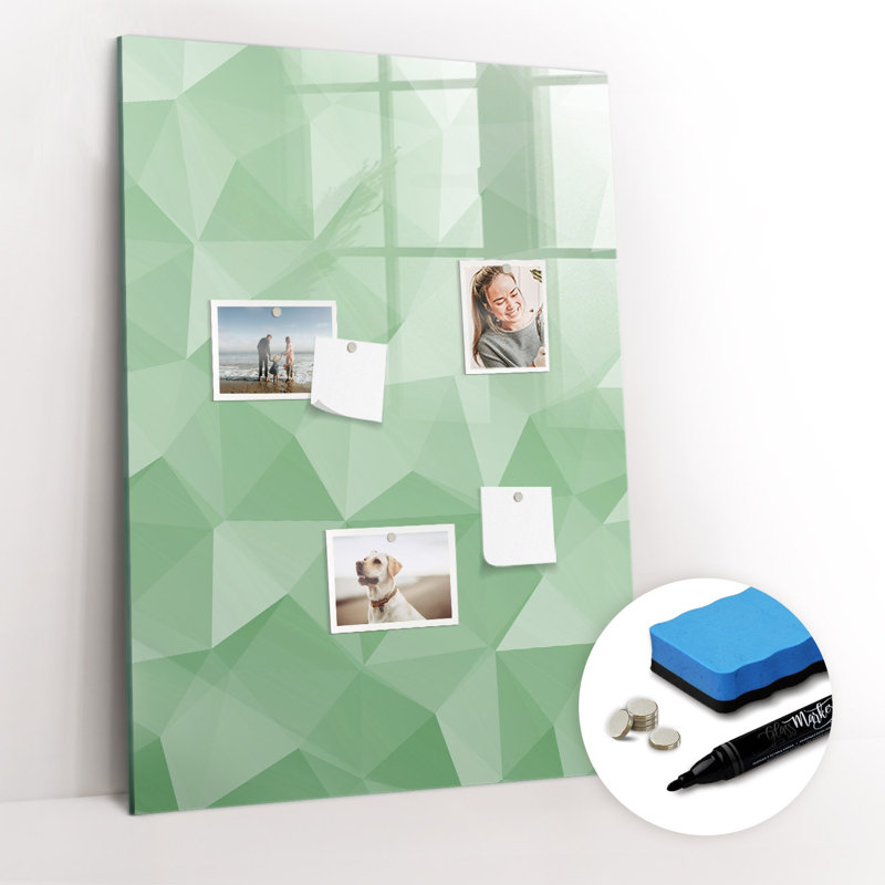 Magnetic Glass Photo Memo Board
