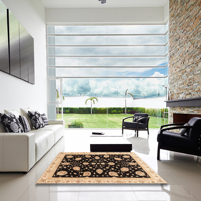 Abstract Indoor Rug, Square 5'