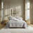 3 Piece Cotton Quilt Set Light Gray-130471460