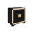 Lively Black/Gold Full Bedroom Set