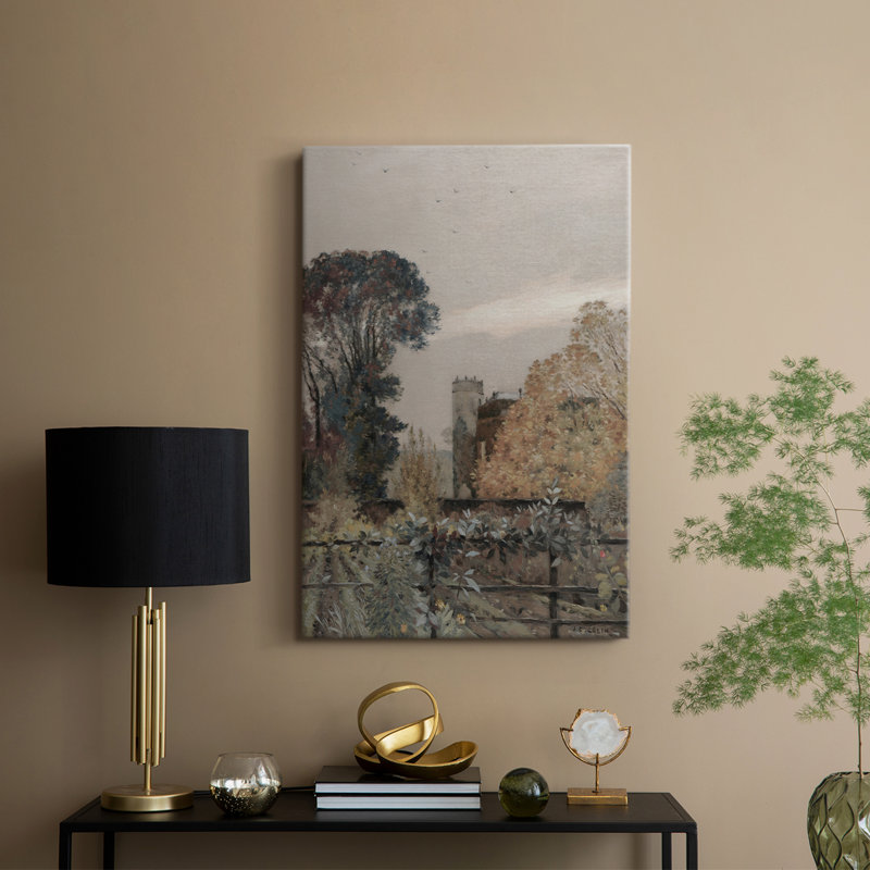 Paysage rétro CXLIX - galerie Cavas, H 12 po x l 8 po