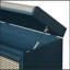 Banc de rangement avec tiroirs en rotin et bouton amovible-1845214526
