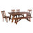 Ringgold Sheesham Rectangular Solid Wood Top with Solid Wood Base Dining Table-1623861690