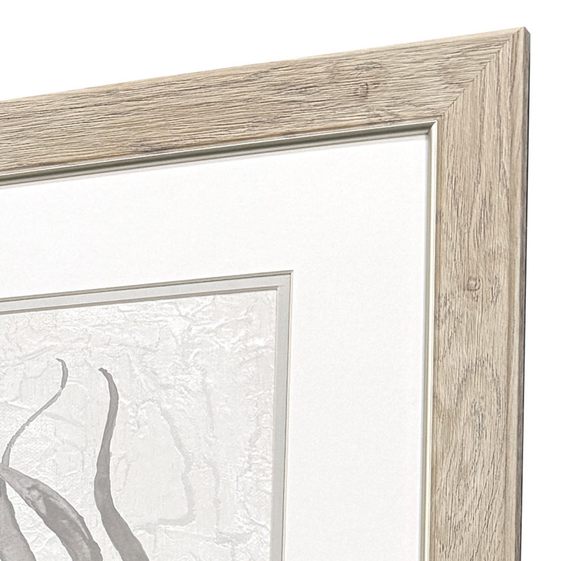 Neutral Seagrass Framed Art