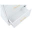 Grand garde-manger moderne blanc Topmat avec plateau en faux marbre et 5 tiroirs de rangement - conception compacte
