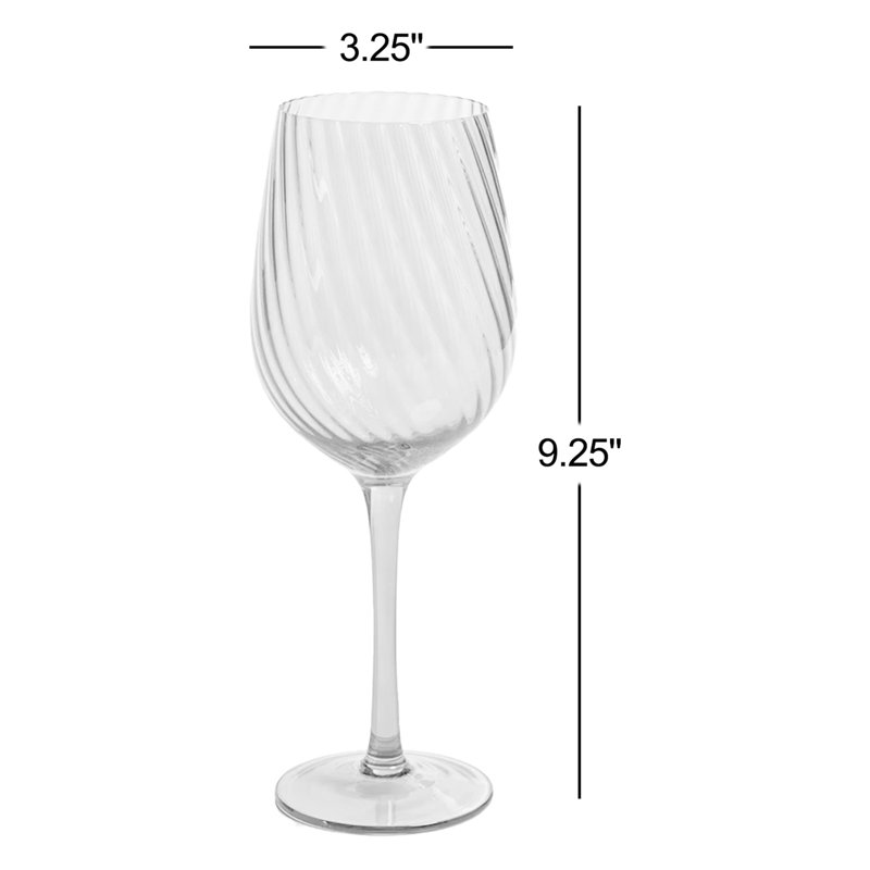 Ensemble de 4 verres à vin Bonnie, Bleu