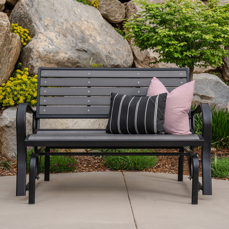 Banc oscillant, Gris port / noir
