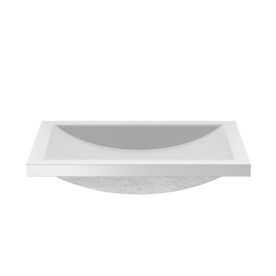 NativeStone Handmade Rectangular Undermount Bathroom Sink