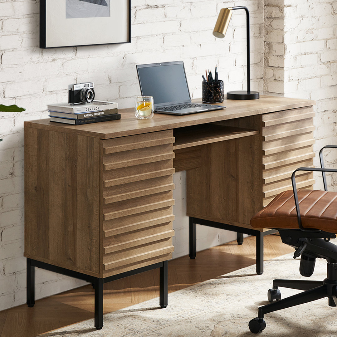 Metal Base Executive Desk 17 Stories