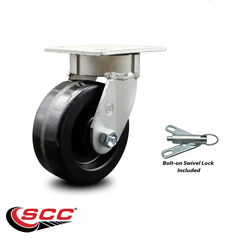 Roulettes pivotantes avec verrou pivotant Kingpinle