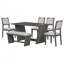 Ensemble de table de salle à manger 6 pièces pour 6 personnes-1193519506-1193519599-1193519507