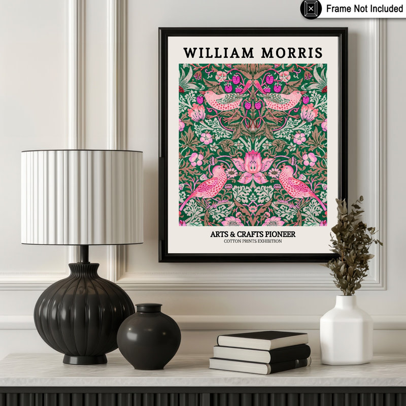 William Morris - Voleur de fraises n ° 2, Sans cadre, Affiche, H 24 po x l 32 po