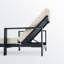 Chaise longue d'extérieur en aluminium 77,8 po avec coussins en oléfine Aden (ensemble de 2)