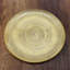 Assiette plate en verre doré Pyle-282166099