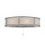 Smythe Craftsman Downrod Flush Mount Ceiling Fan