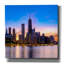 «Chicago - Amber Sunset Glow» par Epic Portfolio, art mural sur toile-1125401012