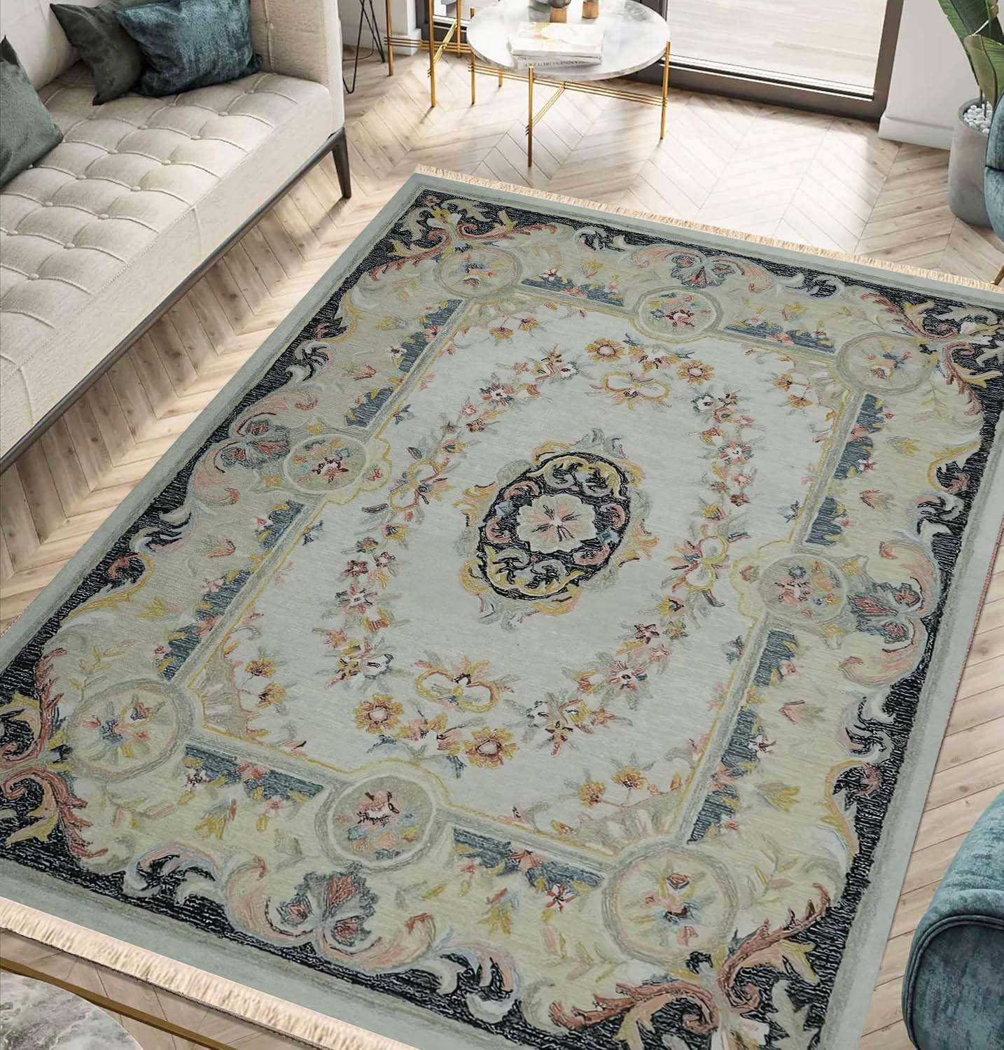 Astoria Grand Palace Bloom Area Rug | Wayfair