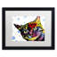 « the pop cat », impression sur toile encadrée-17982213
