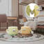 Geometric Comfort 14" Wide Upholstered Plush Ottoman Round Pouf Stools Footrest Hand-Holding Fun Seating Cushion-78114167