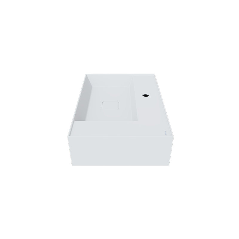 16.75'' L Bathroom Sink, Matte White