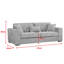 Housman 3 Seater Chenille Sofa-2032657064