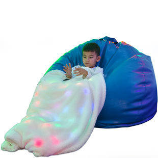 GlowHug LED Sensory Blanket for Kids – Ultra-Soft Plush Glow Blanket with Calming Lights, Rechargeable Anxiety Relief for Bedtime, Therapy, Sensory Rooms