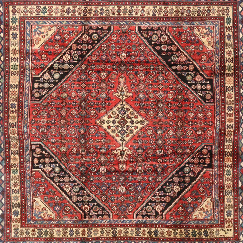 Oriental Indoor Rug, Square 3'
