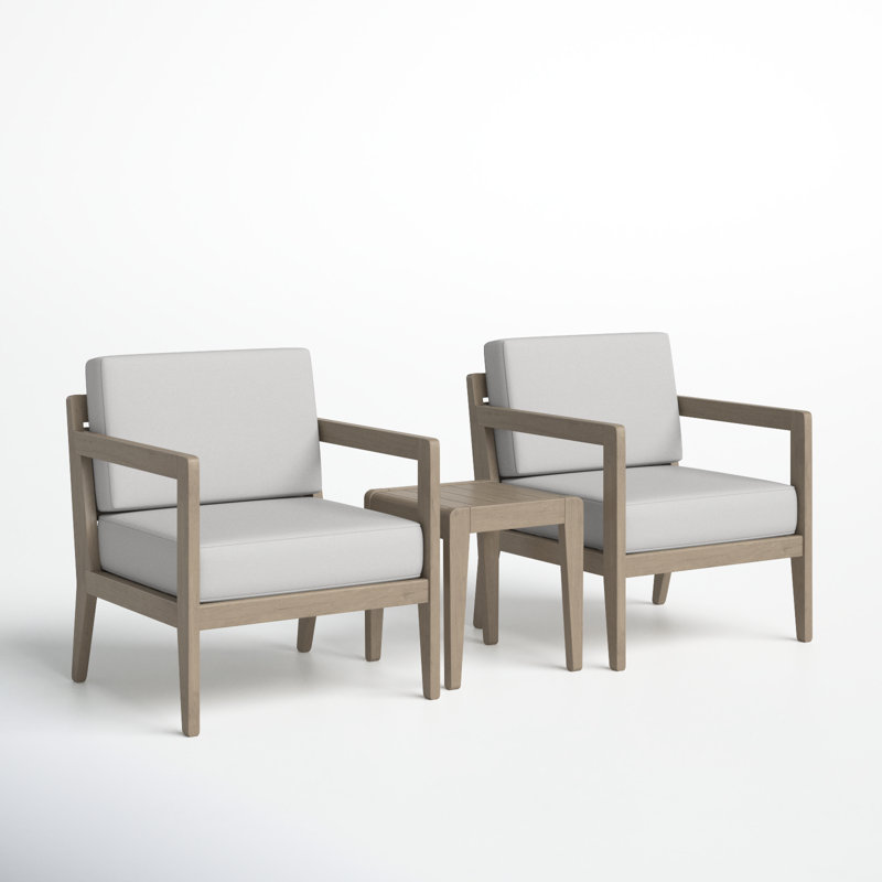Ojai Acacia 2 - Person Patio Conversation Sets with Cushions
