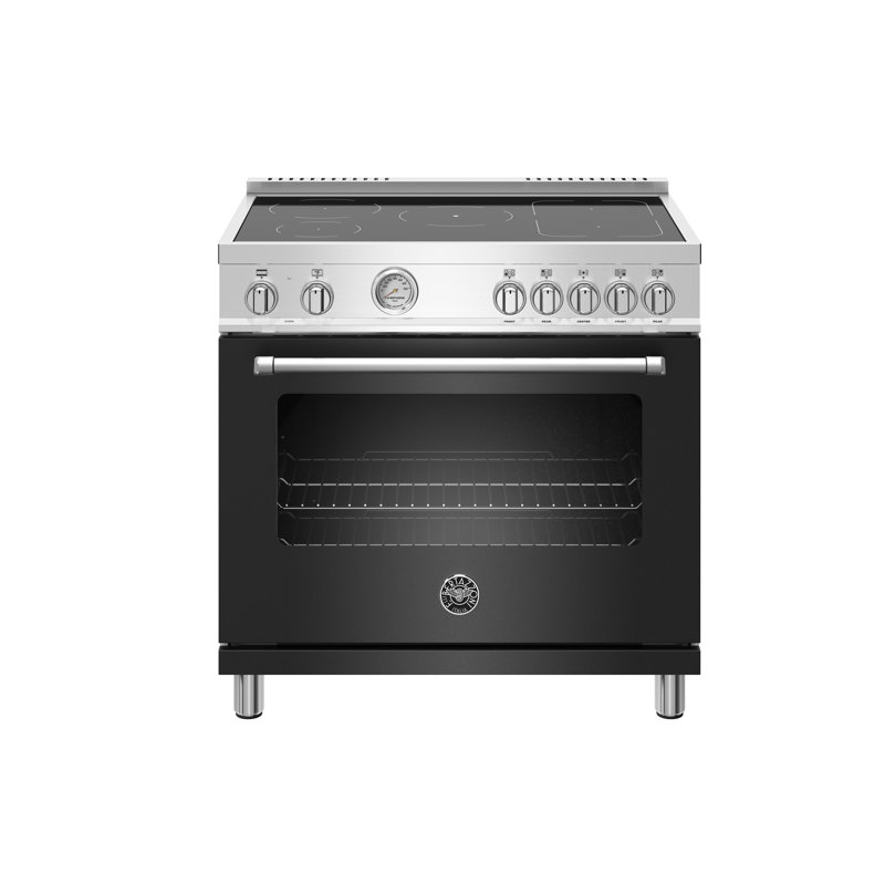Bertazzoni 36'' W Free Standing Range, Nero Matt