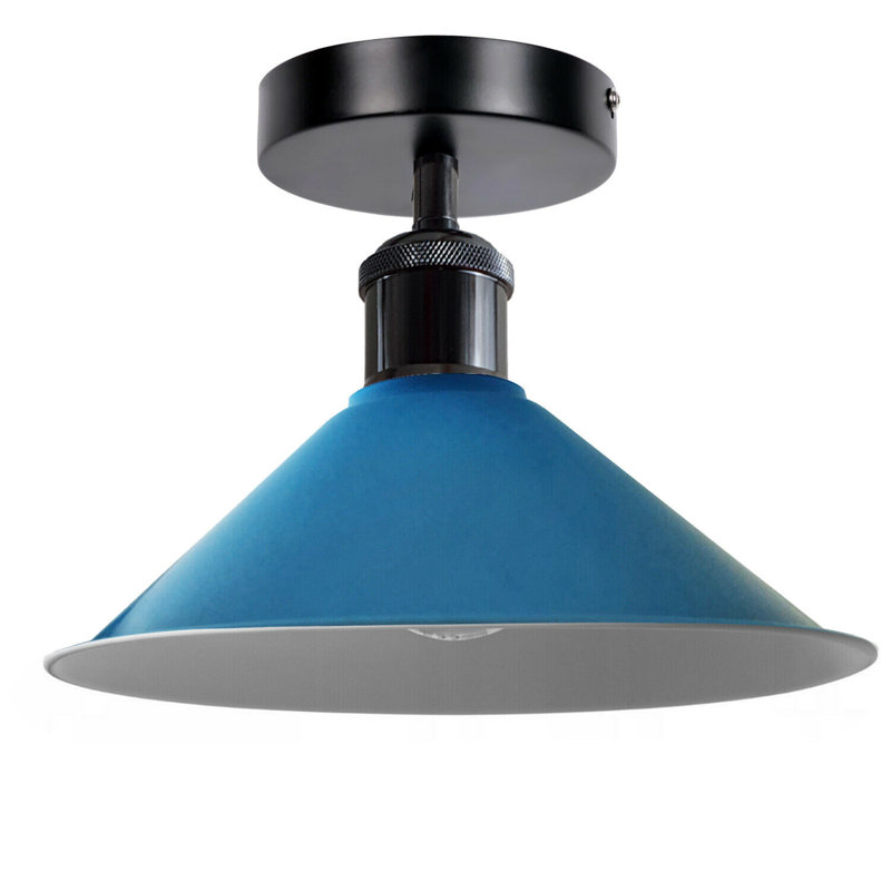 Bussey Semi Flush Mount, Blue