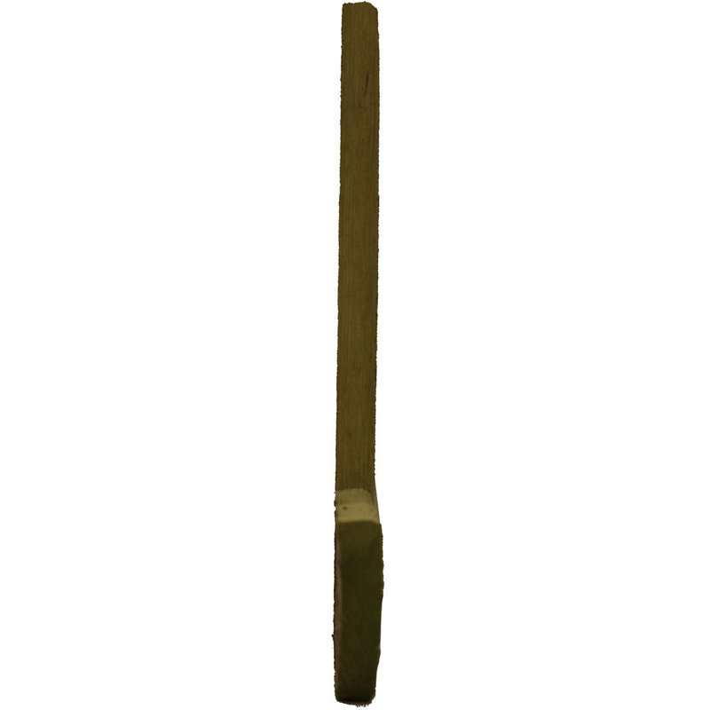 Décoration murale rétro à chevrons campagnards, Vert patiné, H 14 po x l 12 po x P 0,75 po