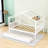 Full Size Wood House-Shaped Bed With Sky Roof And Storage Drawers-999061104
