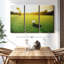 «Golf Ball Strike», 3 pièces sur toile-98563128