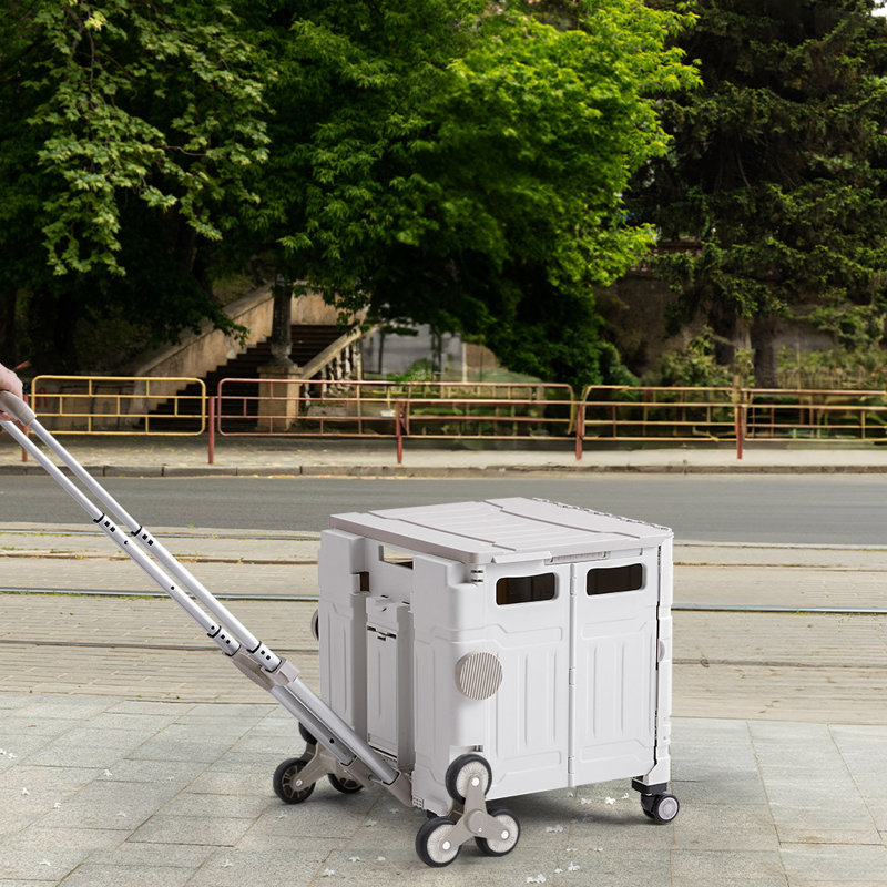 91.5cm H x 43.5cm W Utility Cart, White
