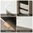 Elaren 53.9" Wide Dresser 6 Drawers With Storage Modern Faux Travertine Wood Chest For Bedroom-125370578