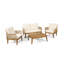 TABLE D'AMOUR ET CAFÉ ET 2 CHAISES CLUB